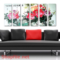 Tranh dán tường hoa hồng