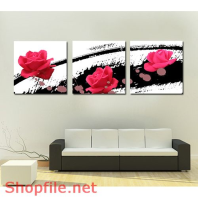 Tranh dán tường hoa cẩm chướng
