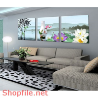 Tranh dán tường hoa văn đẹp