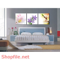 Tranh treo phòng khách hoa văn đẹp