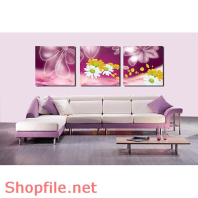 Tranh treo phòng khách hoa lài