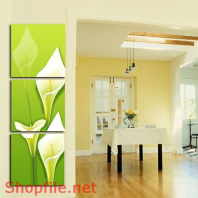 Tranh dán tường hoa loa kèn