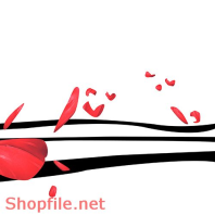 Tranh dán tường hoa điệp