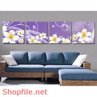 Tranh dán tường hoa năm cánh