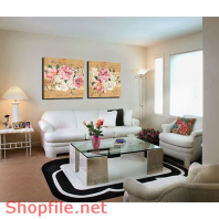 Tranh dán tường hoa cẩm chướng