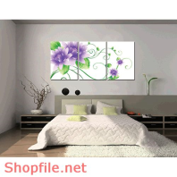 Tranh dán tường hoa mười giờ