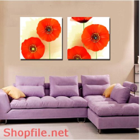 Tranh treo phòng khách họa tiết đẹp