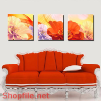 Tranh dán tường hoa mẫu đơn