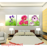 Tranh dán tường hoa văn đẹp