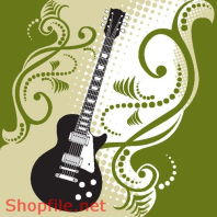 Mẫu Layout Poster Guitar Music