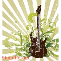 Mẫu Layout Poster Guitar Nhạc