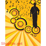 Mẫu Layout Poster Âm Nhạc Cùng Chàng Trai