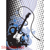 Mẫu Layout Poster Guitar Sống Động