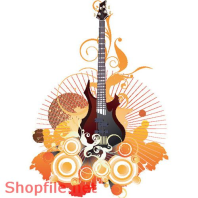 Mẫu Layout Poster Music Guitar