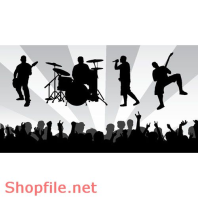 Mẫu Layout Poster Âm Nhạc Sống Động