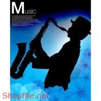 Mẫu Layout Poster Kèn Harmonica Melodion