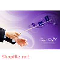 Mẫu Layout Poster Music PSD