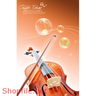 Mẫu Layout Poster Đàn Violin PSD
