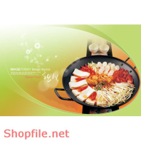 Mẫu Layout Poster Ấm Thực Cay