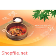 Mẫu Layout Poster Ẩm Thực Cơm Canh