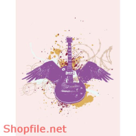 Mẫu Layout Poster Cây Đàn