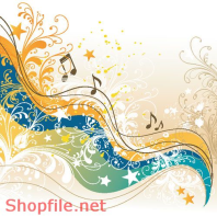 Mẫu Layout Poster Nốt Nhạc