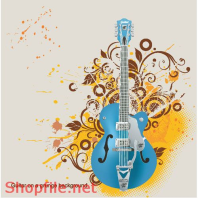 Mẫu Layout Poster Music Đàn