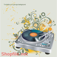 Mẫu Layout Poster Đĩa Nhạc