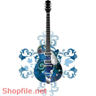 Mẫu Layout Poster Guitar PSD