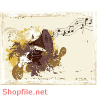 Mẫu Layout Poster Nốt Nhạc