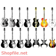 Mẫu Layout Poster Đàn Guitar PSD