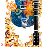 Mẫu Layout Poster Guitar Đẹp