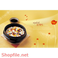 Mẫu Layout Poster Ẩm Thực Cơm