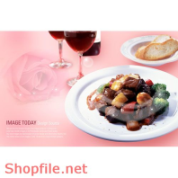 Mẫu Layout Poster Ẩm Thực Món Ăn