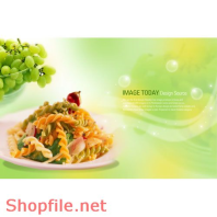 Mẫu Layout Poster Ẩm Thực Món Xào