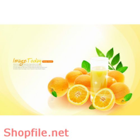 Mẫu Layout Poster Ẩm Thực Nước Ép