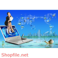 Poster công nghệ cô gái và cuộc sống