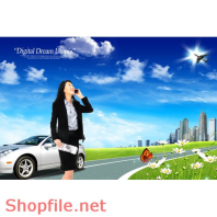 Poster công nghệ và thiên nhiên