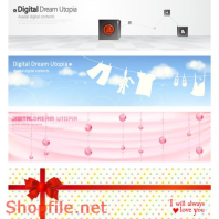 Poster hộp quà trang trí