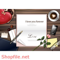 Poster bút hoa bánh độc đáo