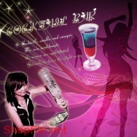 Poster rượu vũ điệu cô gái