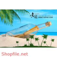 Poster rượu và biển