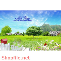 Poster thiên nhiên thoáng mát