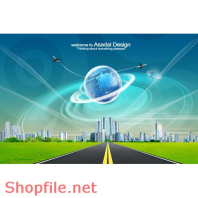 Poster công nghệ hiện đại PSd