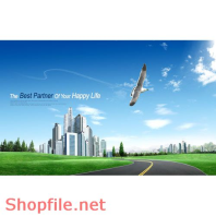 Poster con đường bay cao bay xa