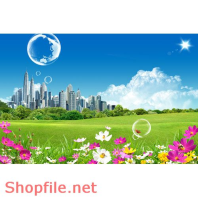 Poster thảo nguyên xanh