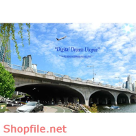 Poster con đường sông nước