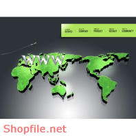 Poster bản đồ thế giới