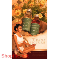 Poster mỹ phẩm lọ nước và cô bé