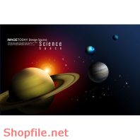 Poster vũ trụ PSD